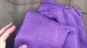 МК Часть3Джемпер с круглой кокеткой ЛИСТЬЯ 🍁 Вяжу рукава