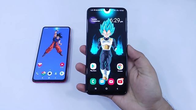Galaxy A50 vs Galaxy A50s vs Redmi K20/K20 Pro Indisplay Fingerprint Comparison смотреть онлайн