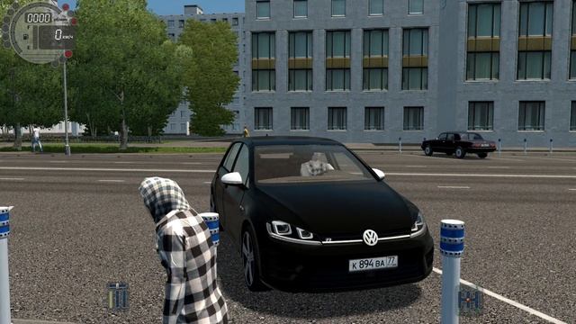 City Car Driving Home Edition-ОБЗОР-КАТАЮСЬ НА Volkswagen Golf-R... смотреть онлайн