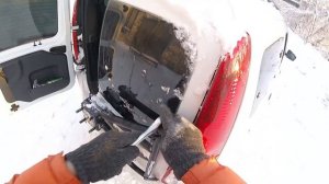 Кронштейн запасного колеса LARGUS. Плюсы и минусы.