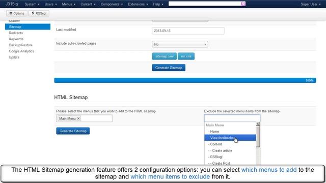 RSSeo! HTML sitemap смотреть онлайн