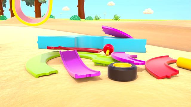 Çizgi Film Hop Hop Baykuş! Arabalar Için Pisti Yapalım! Çocuklar Için Eğitici Dizi