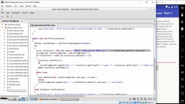 015: Input Validation Issues SQL Injection смотреть онлайн