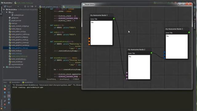 Node Editor Tutorial 19: Undo & Redo #2 - History Stack смотреть онлайн