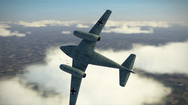 Me 262's Intercepting a Large B-25 Bomber Formation V1 | IL-2 Sturmovik Flight Sim Crashes смотреть онлайн