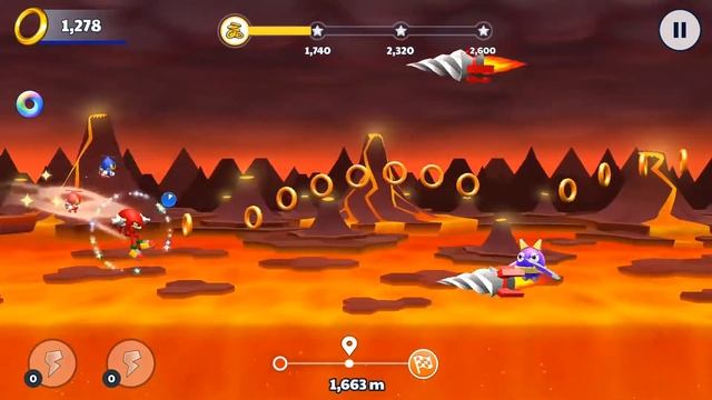 Sonic Runners Adventure Lava Mountain Level 30 Walkthrough Gameplay Android/iOS смотреть онлайн