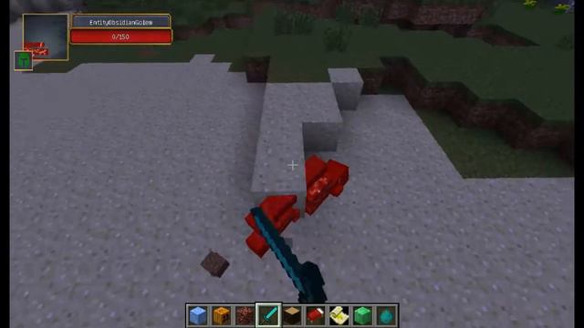 Minecraft •1.6.4• Обзор мода Golems World. Можорный золотой голем! смотреть онлайн