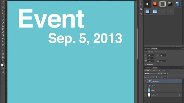 11 x 17 poster in Photoshop смотреть онлайн