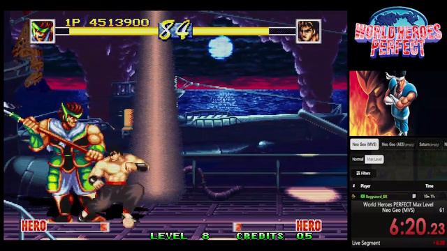 Speedrun/World Heroes Perfect lvl 8 9:55.97 смотреть онлайн