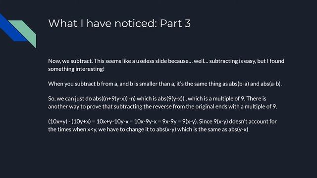 Subtracting Reverses смотреть онлайн