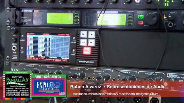 Shure: Audífonos, micrófonos y mezcladora inteligente / ExpoCineVideoTelevisiónCiudadPantalla смотреть онлайн