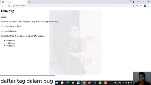 #37 daftar tag dalam pug Node.js смотреть онлайн
