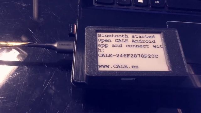 Connecting a T5 ESP32 Epaper to CALE.es using the Android App смотреть онлайн
