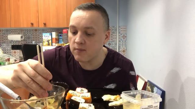 Роллы+Экзотика✅мукбанг mukbang eating смотреть онлайн