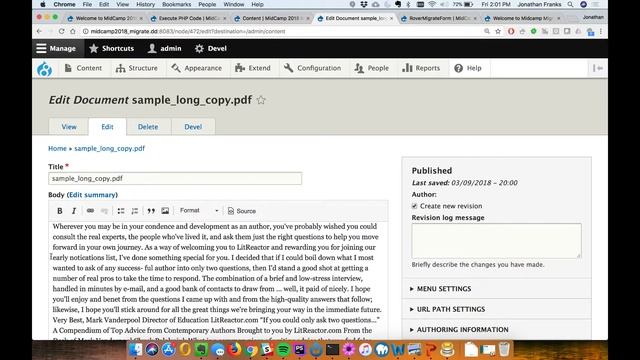 Drupal 8 Migrate: Taming the wild west and learning new tricks смотреть онлайн