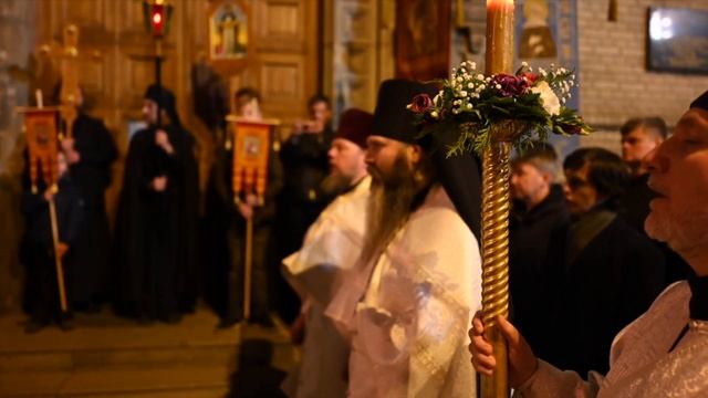 Святая Пасха на СПб подворье Валаамского монастыря смотреть онлайн