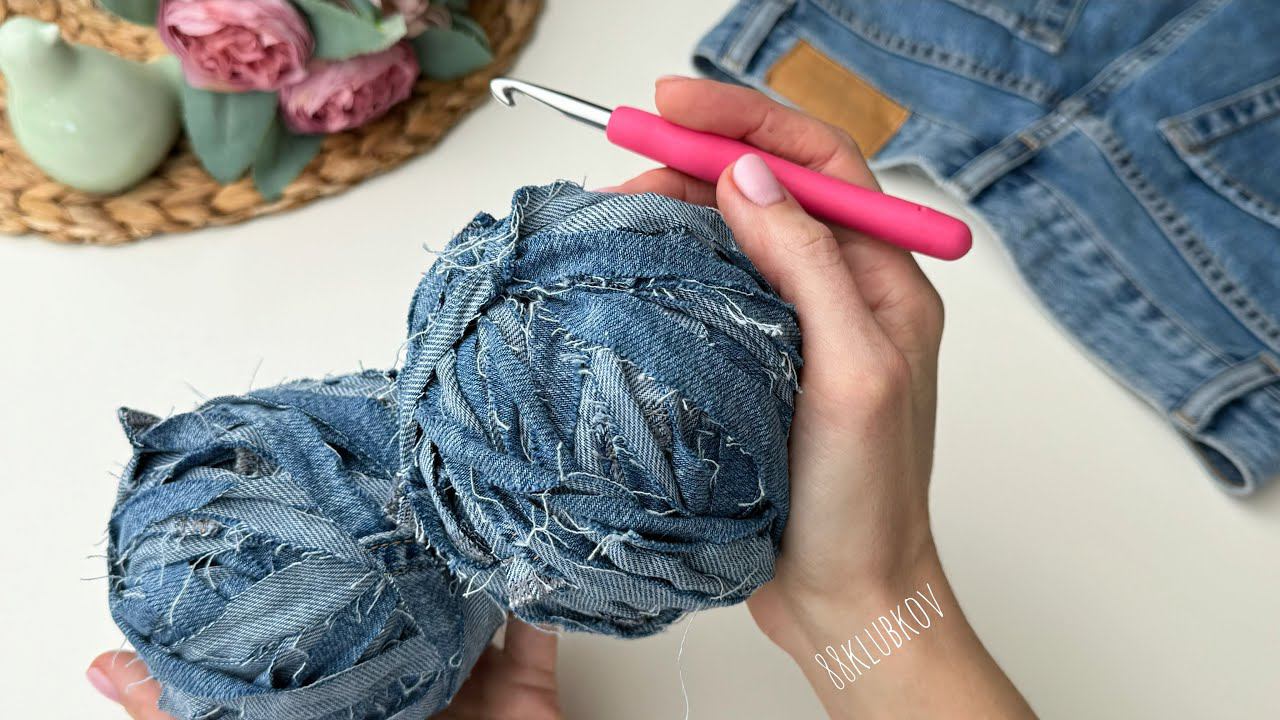 Модная мини сумка из джинс крючком за 1 час, так еще не пробовали Джинсовая сумка за 0 рублей смотреть онлайн