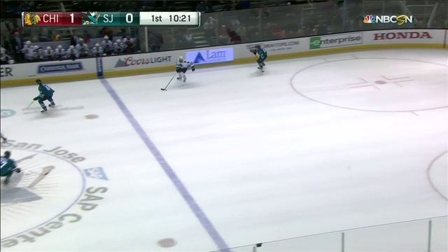 Chicago Blackhawks - San Jose Sharks . 1 тайм . | NHL 25-11-2015. смотреть онлайн