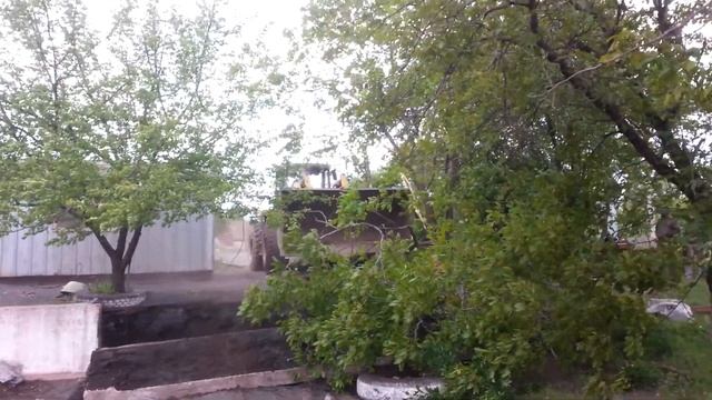 Фронтальный погрузчик, демонтаж  всего