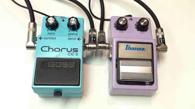 Boss CE-2 vs Ibanez CS9 Analog Chorus смотреть онлайн
