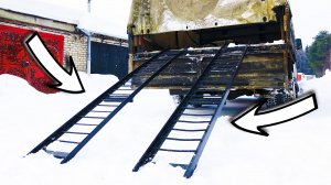 Сходни для самодельной минитехники. Трап для минитехники.  Сходни для заезда на Газель и размеры