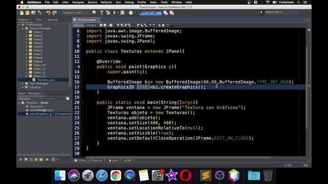 Gráficos en Java - Parte 13 Textura con Gráficos смотреть онлайн