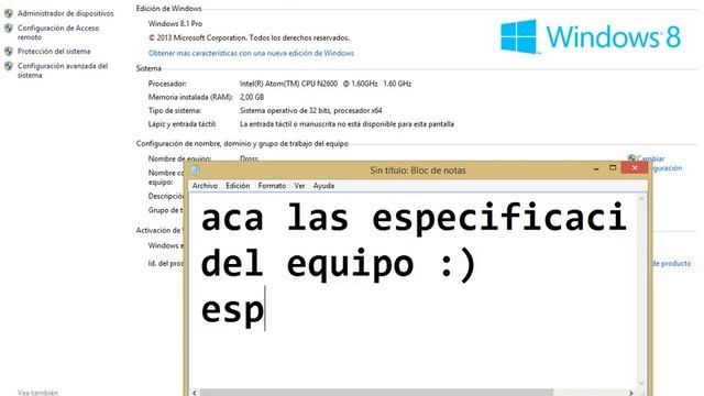 Probando Windows 8.1 en las netbook del Gobierno (EDUNEC) смотреть онлайн