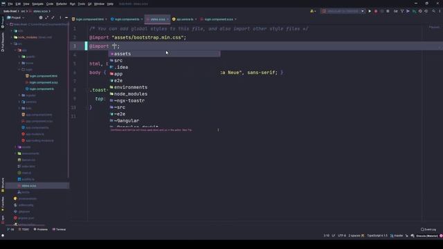 16. Finishing Login Component смотреть онлайн