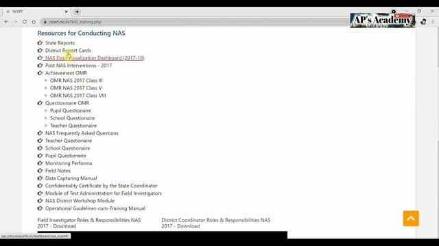 National Achievement Survey 2021 | NAS 2017 Questionnaire Download | Previous Questionnaire in PDF смотреть онлайн