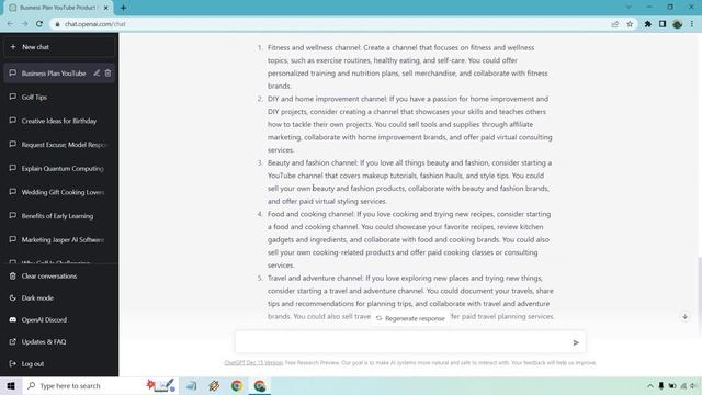 ChatGPT Business Ideas (Chat GPT Business Plans) смотреть онлайн