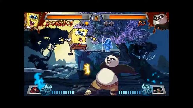 Spongebob vs Po Fight - SUPER BRAWL 3 Game смотреть онлайн