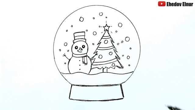 Что можно нарисовать на Новый год @risunki_yulki смотреть онлайн