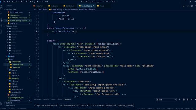 React with Firebase CRUD Operations смотреть онлайн