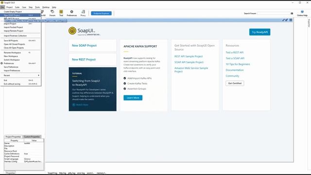 SOAPUI installation et exemple d'utilisation смотреть онлайн