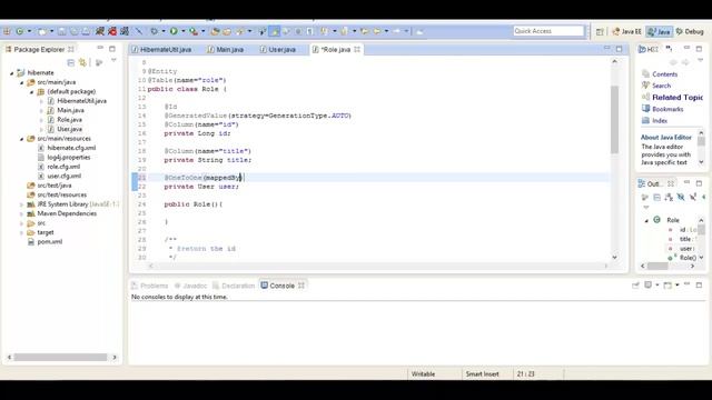 Java hibernate: JPA связь один к одному, урок 8! смотреть онлайн