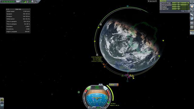 Kerbal Space Program #9 - Стыковка на орбите смотреть онлайн