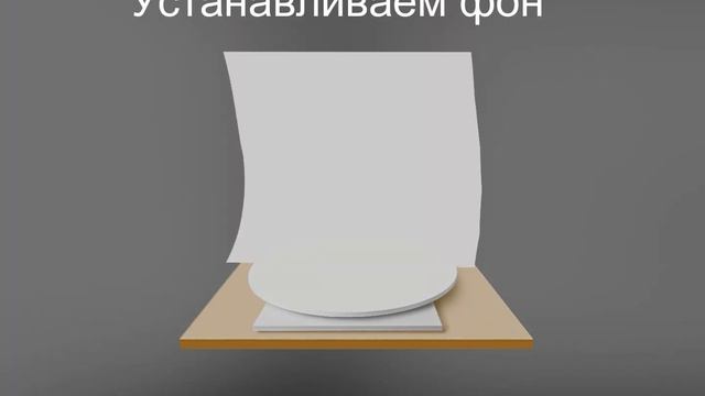 Поворотный стол M-V для 360° видеосъемки предметов с ручным вращением смотреть онлайн