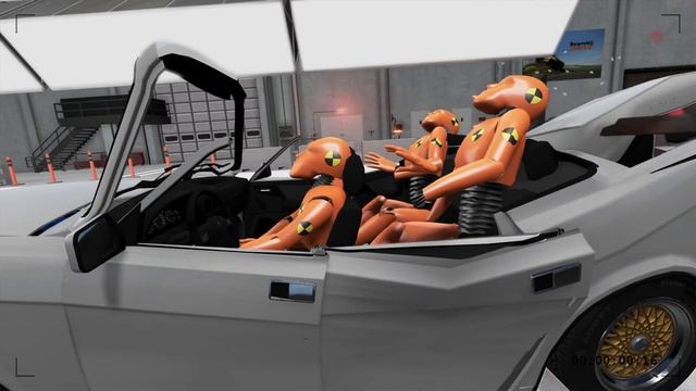ГАЗ-3110 краш-тест с манекенами в BeamNG.drive смотреть онлайн