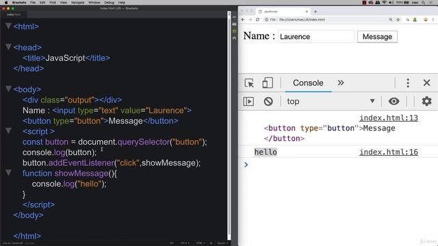55 Modern JavaScript 06 002 Select element value смотреть онлайн