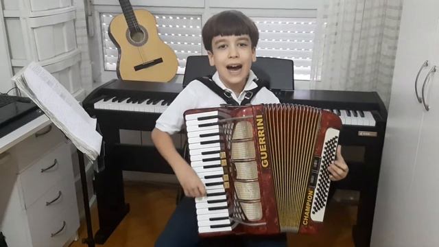 Marko Ristić - O Bella Ciao - Accordion (instrumental and singing) смотреть онлайн