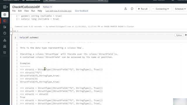 2. Check if a Column exists in DataFrame using PySpark | #AzureDatabricks #AzureSynapse смотреть онлайн