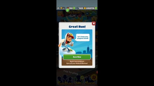 Персонаж НИНДЗЯ в Subway Surfers! смотреть онлайн