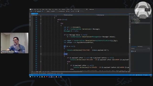 Debezium, Kafka e .Net Core смотреть онлайн