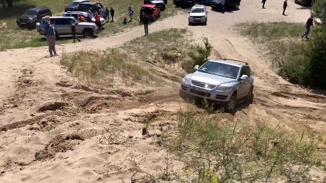 Rexton SsangYong off-road. Песочные горки. Sandbox. смотреть онлайн