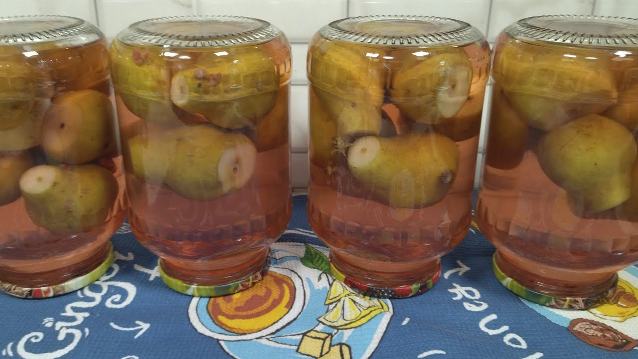 КОМПОТ ИЗ ЦЕЛЫХ ГРУШ НА ЗИМУ БЕЗ СТЕРИЛИЗАЦИИ смотреть онлайн
