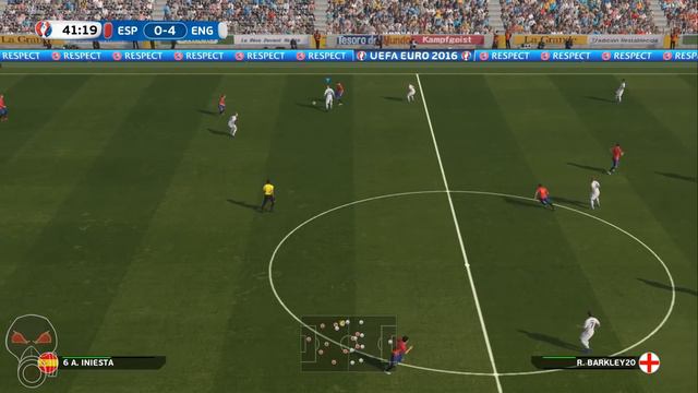 Pro Evolution Soccer 2016 | UEFA Euro 2016 | PS4 Gameplay | 1080p HD смотреть онлайн