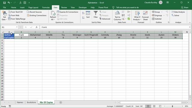 How to Alphabetize in Excel смотреть онлайн