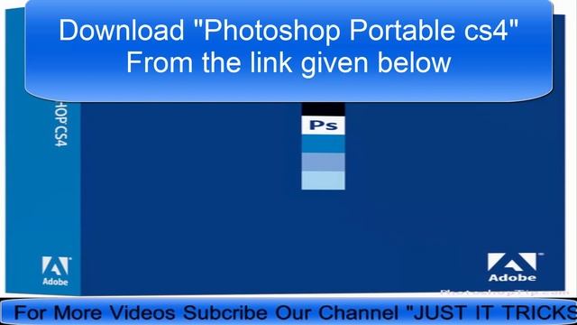 How To Download Photoshop cs4 Portable | Just IT Tricks смотреть онлайн