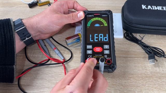 KAIWEETS KM601s Smartmultimeter, Wiederaufladbar, Digitalmultimeter, Auto-Range Unboxing & Anleitun смотреть онлайн