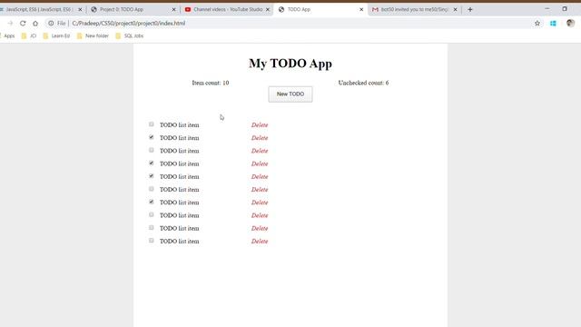 CS50's Mobile App Development with React Native Project 0 - TODO App смотреть онлайн